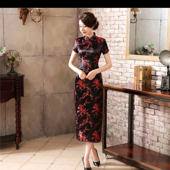 feng Dresses Chinese Cherry Blossom Traditional Dress Size 6 Poshmark